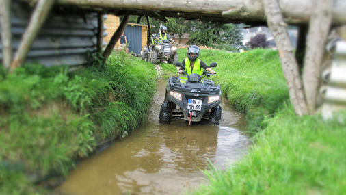 Reinrassiges Quad Offroad Abenteuer